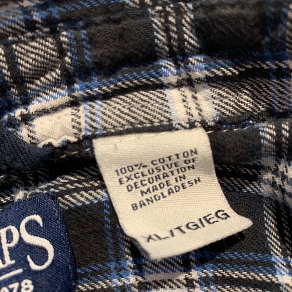 Men’s Chaps plaid shirt size XL - Picture 3 of 7